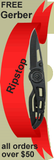 free Gerber Tempo Microlight with orders over $50