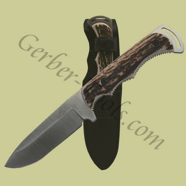 Gerber Freeman Stag Drop Point 22-01832 Get it at www.Gerber-Tools.com #gerbergear #gerberknives #knives #knife