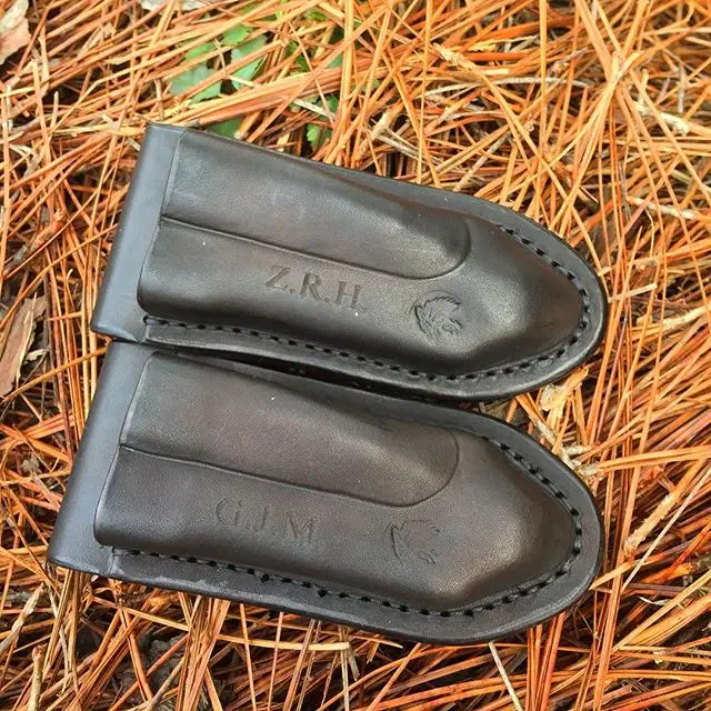 Gerber Center Drive Leather Sheath was custom made and custom engraved.  Get yours made just for you too! #gerbercenterdrive #multitool #leathersheath #engravedsheaths