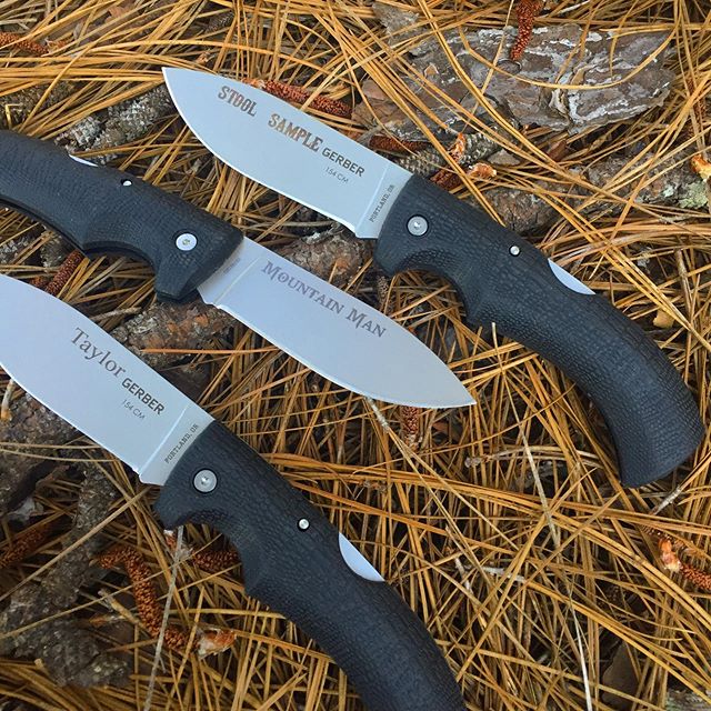 Gerber Gator Fine edge drop point knife 06064.  Best of luck to these Mountain Men on their trip through Tennessee! Hope these come in handy.
#06064 #gerbergator #droppoint