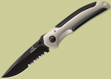 Gerber AR 3.00 Black Serrated Knife 05849 45864