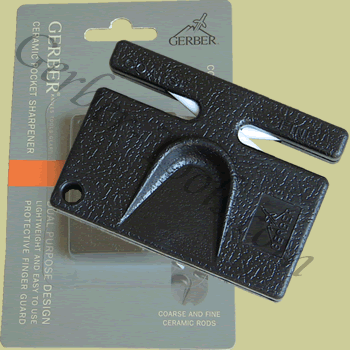 Gerber Diamond and Ceramic Pocket Sharpener - KnifeCenter - 04307 -  Discontinued