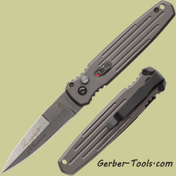 Gerber Covert Auto - Tactical Grey, Stonewash, Fine Edge 30-001307