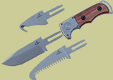 Gerber Freeman Exchange A Blade Knife 22-07169 22-47169
