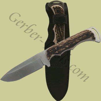 Gerber Freeman Stag Drop Point Knife 22-01832