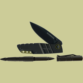 Gerber Guardian D2 Knife and Tactical Pen Set 31-002455