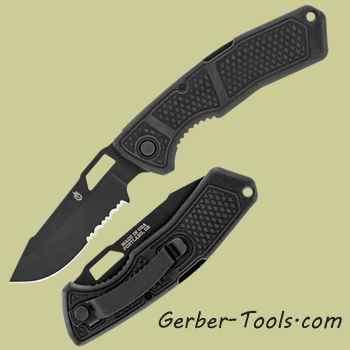 Gerber Order Knife 30-001011 Drop Point Serrated 420HC
