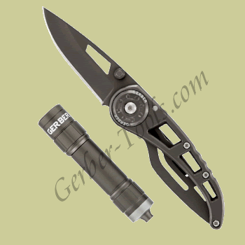 Gerber Ripstop I Knife and Tempo Microlight 31-002662