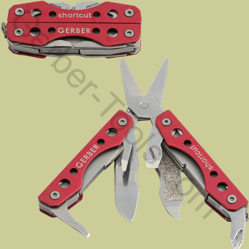 Gerber Shortcut Red Mini Scissor 22-01505