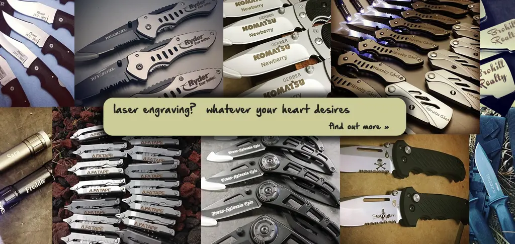 Gerber Tools Laser Engraving