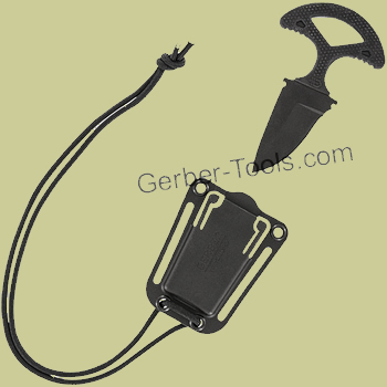 Gerber Ghostrike Punch 30-001007 Fixed Blade Neck Knife / Push Knife