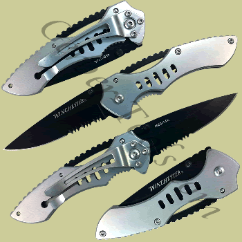 Winchester Tactical Clip Folding Knife 31-002652 + FREE LASER ENGRAVING